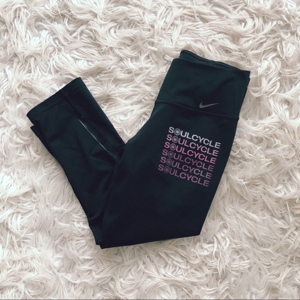 • Nike x SoulCycle • Black Capri Crops XS